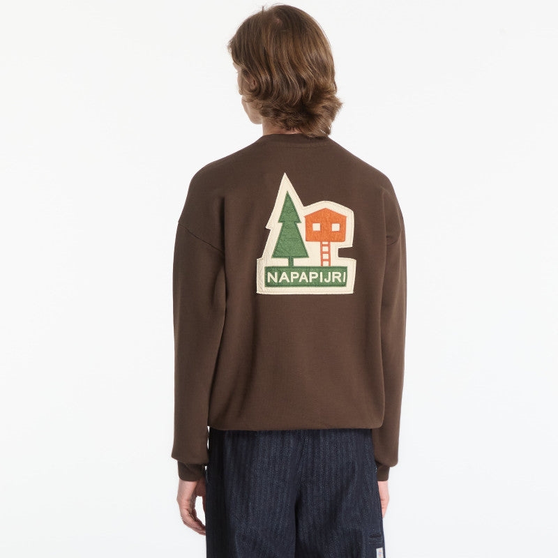 Napapijri Trahus French Terry Sweatshirt Demitasse