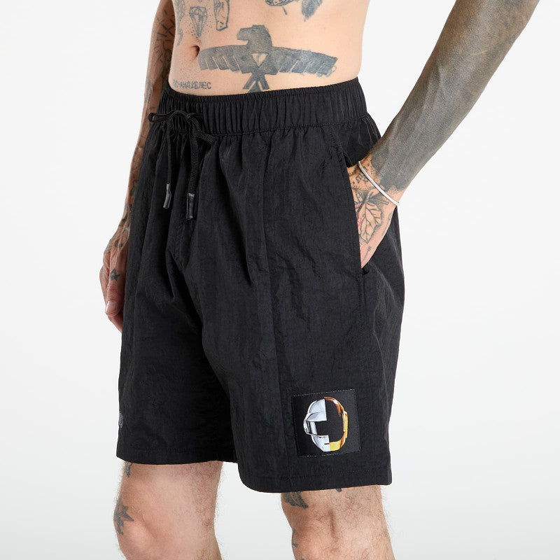 PLEASURES Daft Club Crush Hiking Shorts Black