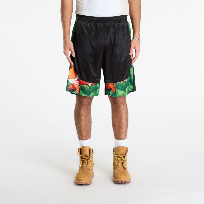 PLEASURES x Boiler Room Aqua shorts Black