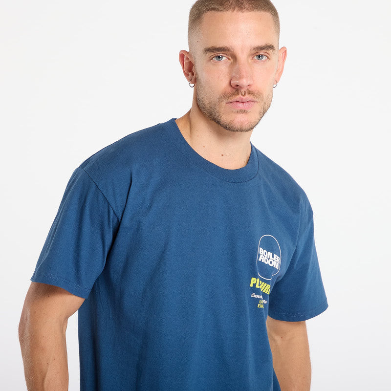 PLEASURES Turntable T-Shirt Blue