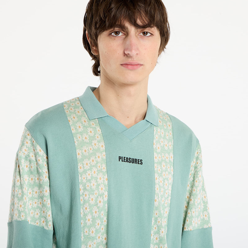 PLEASURES Sounds Rugby Polo Matcha
