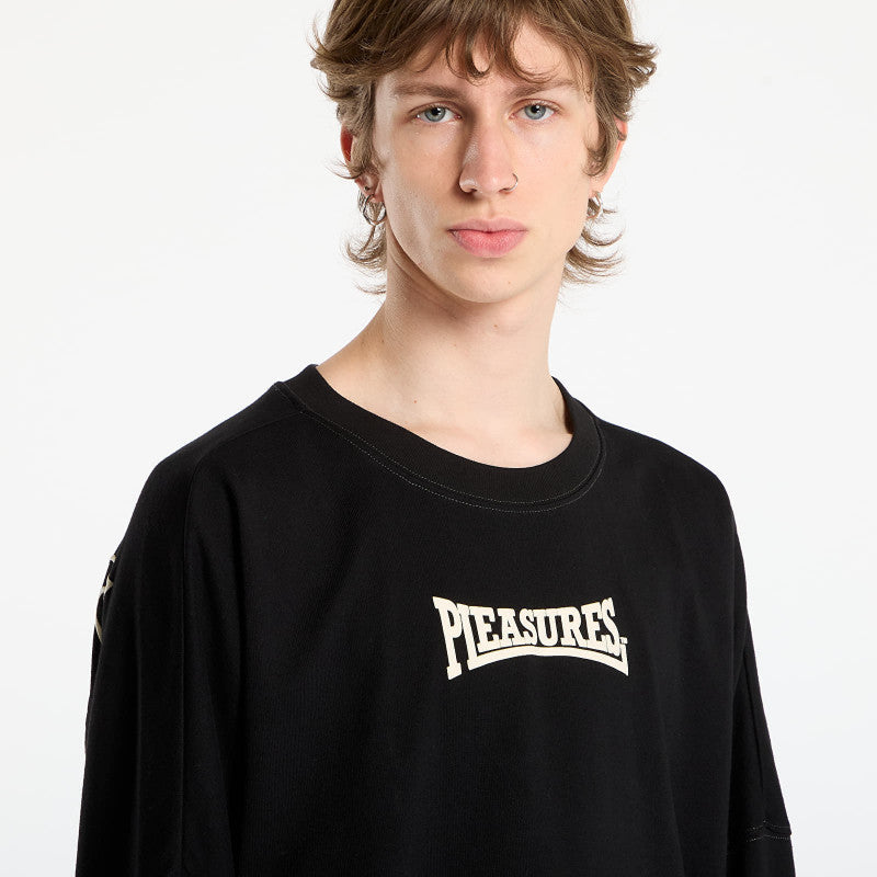 PLEASURES Bulldog Heavyweight Long Sleeve Black