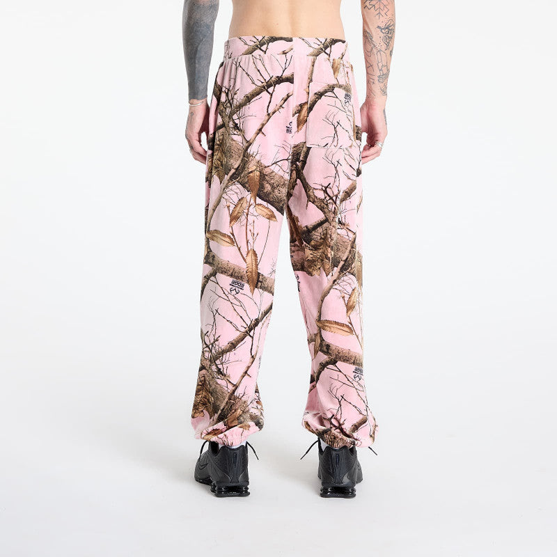 PLEASURES Realtree Velour Track Pants Pink Edge