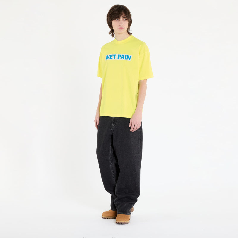 PLEASURES Wet Pain T-Shirt Neon Yellow