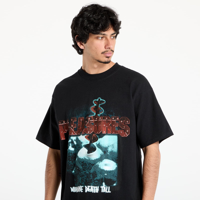 PLEASURES Migraine T-Shirt Black Edge