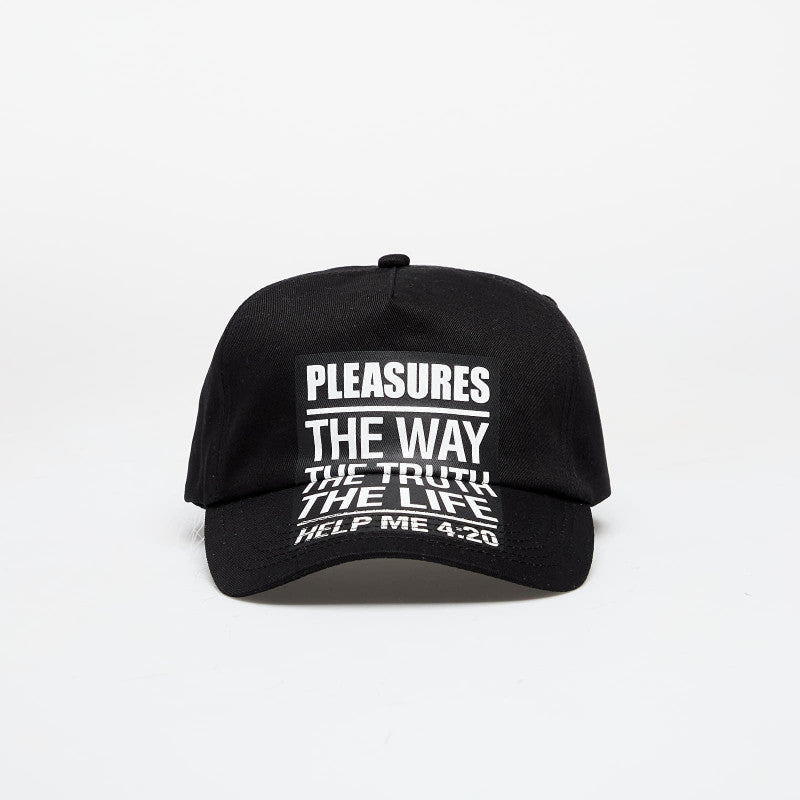 PLEASURES Proverb Cap Black