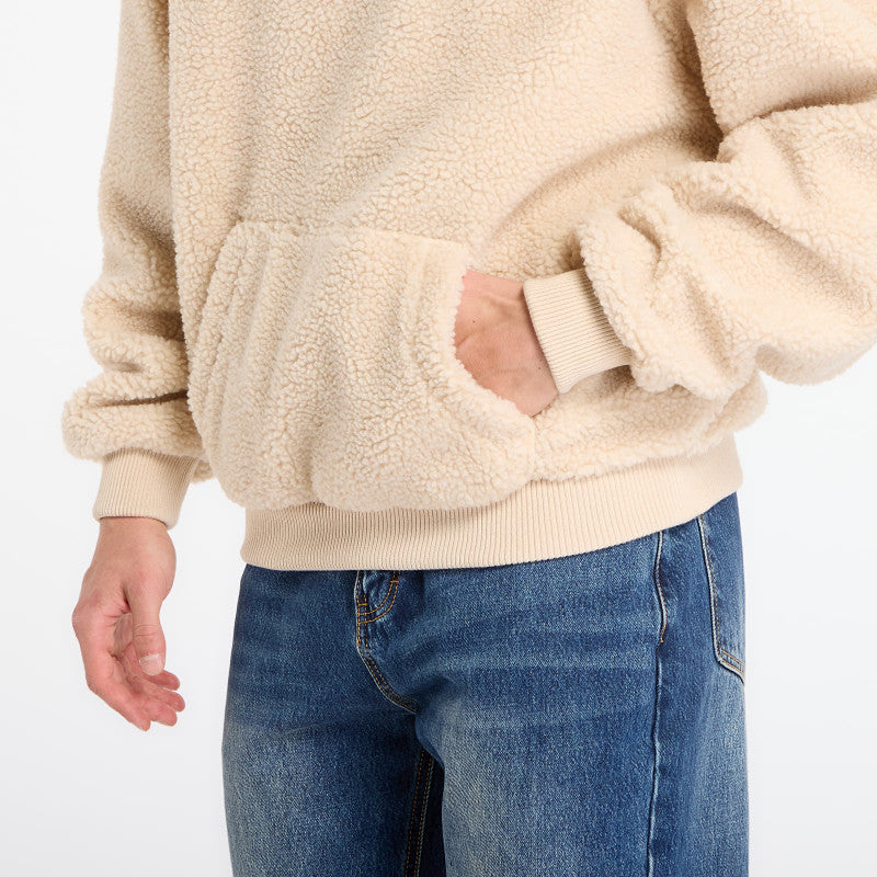 Karl Kani Silver Teddy Hoodie Beige