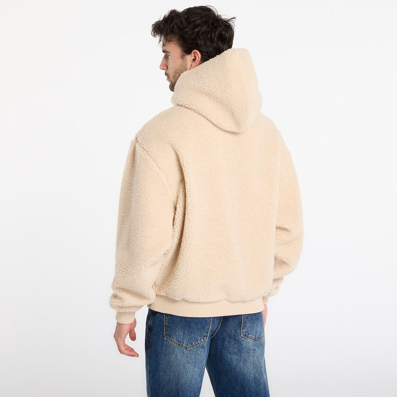 Karl Kani Silver Teddy Hoodie Beige
