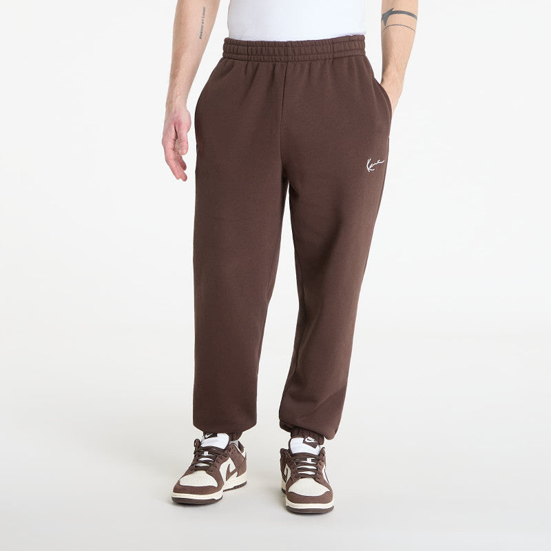 Karl Kani Small Signature Essential Baggy Sweatpants Brown