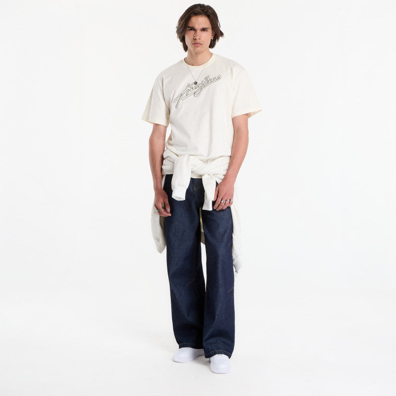 Jeansy Karl Kani Og Rinsed Relaxed Baggy Workwear Jeans Blue