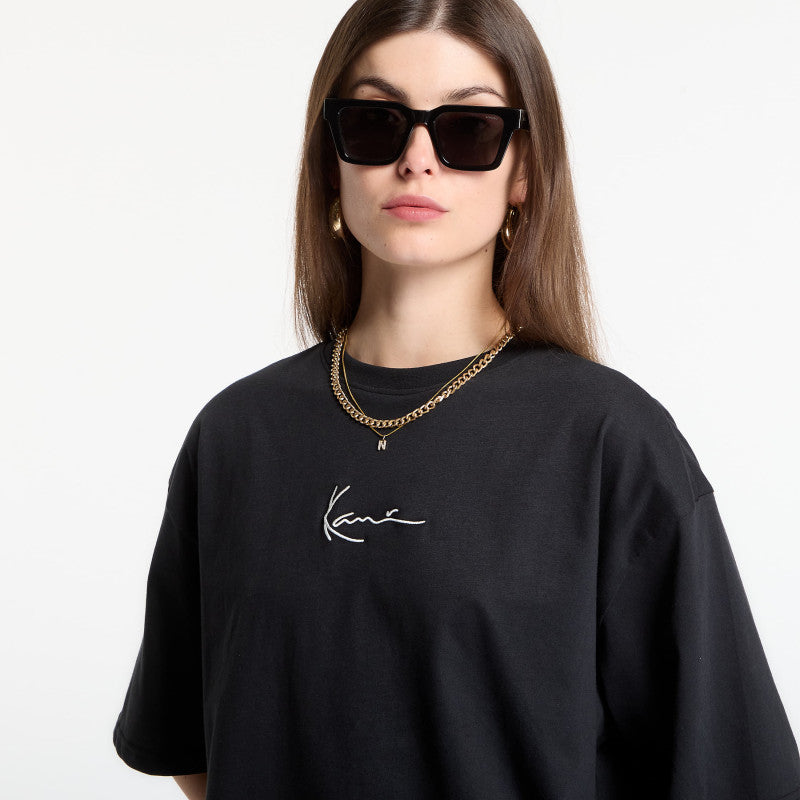 Karl Kani Signature Stencil Peached Oversized T-Shirt Black