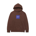 HUF Essentials Box Logo Hoodie Brown