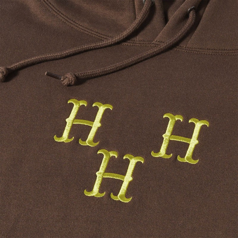 HUF Hat Trick Hoodie Coffee