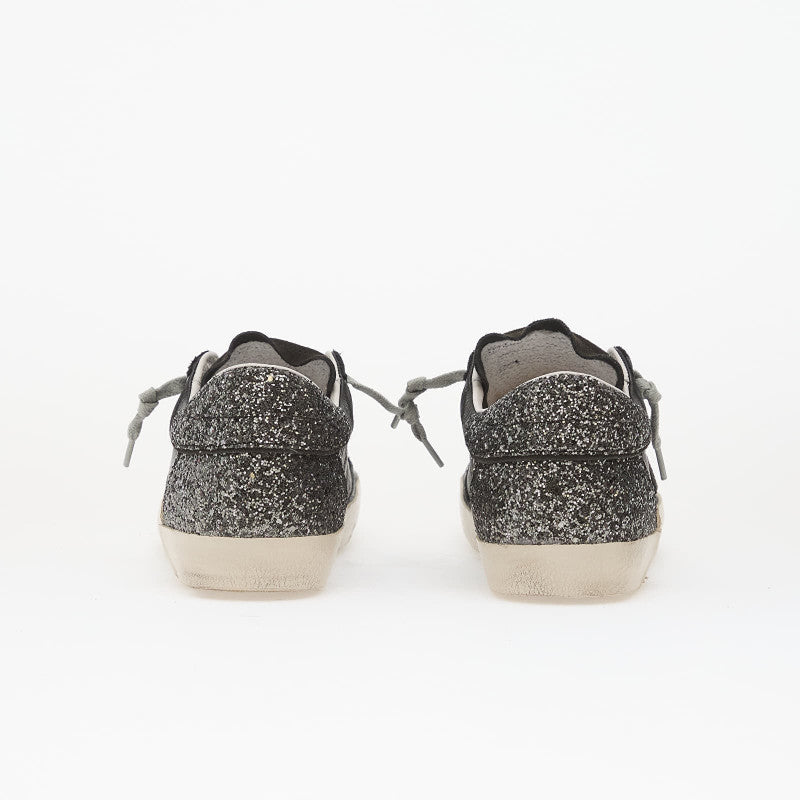 Philippe Model Prsx Low Woman Veau Glitter Mixage/ Noir