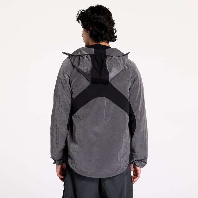 Reebok Running Hooded Jacket Black/ Misty Grey