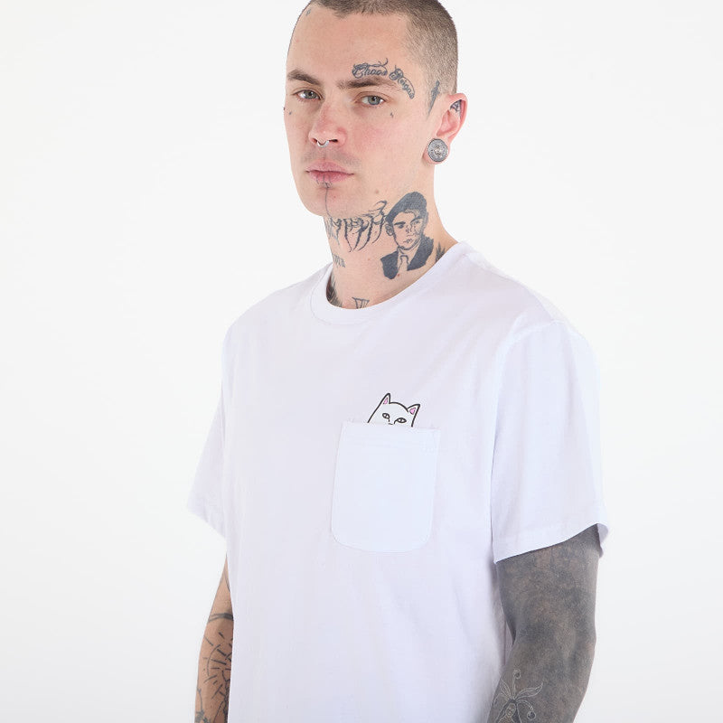 RIPNDIP Lord Nermal S/S Pocket Tee White