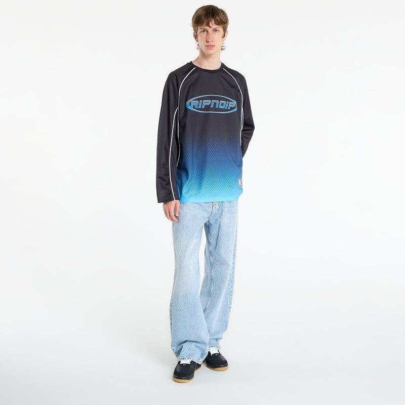 RIPNDIP Surround Sound Hockey Jersey Black/ Blue