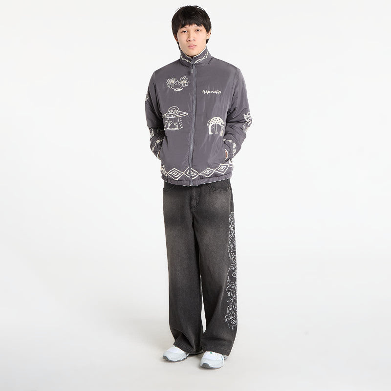 RIPNDIP Blonded Reversible Jacket Black