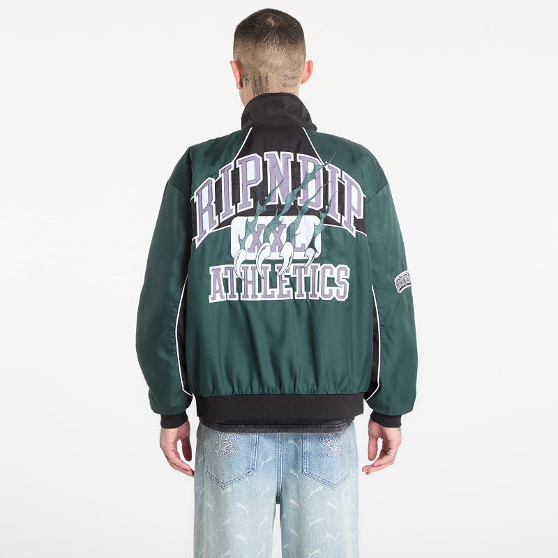 RIPNDIP Ripndip Athletics Race Jacket Sand/ Charcoal