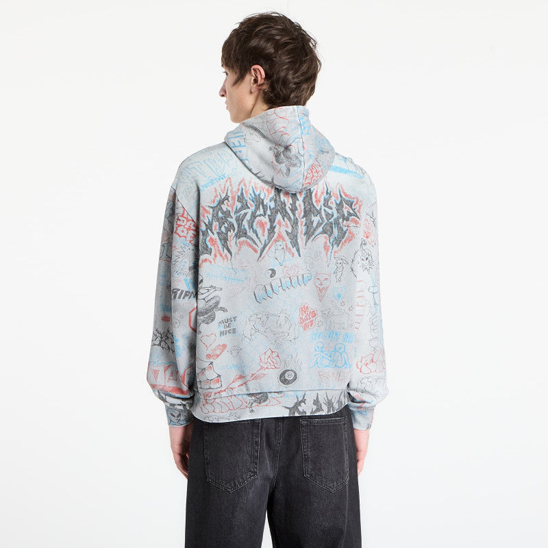 RIPNDIP Marker Hoodie Sage Grey Vintage Wash