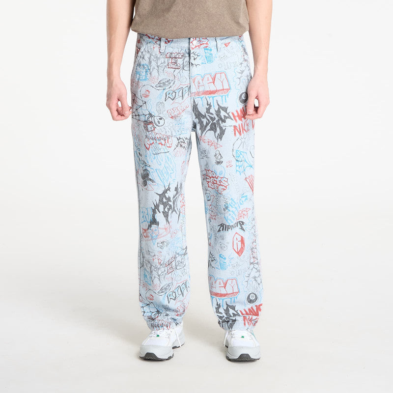 RIPNDIP Marker Wide Fit Pants Light Wash Denim