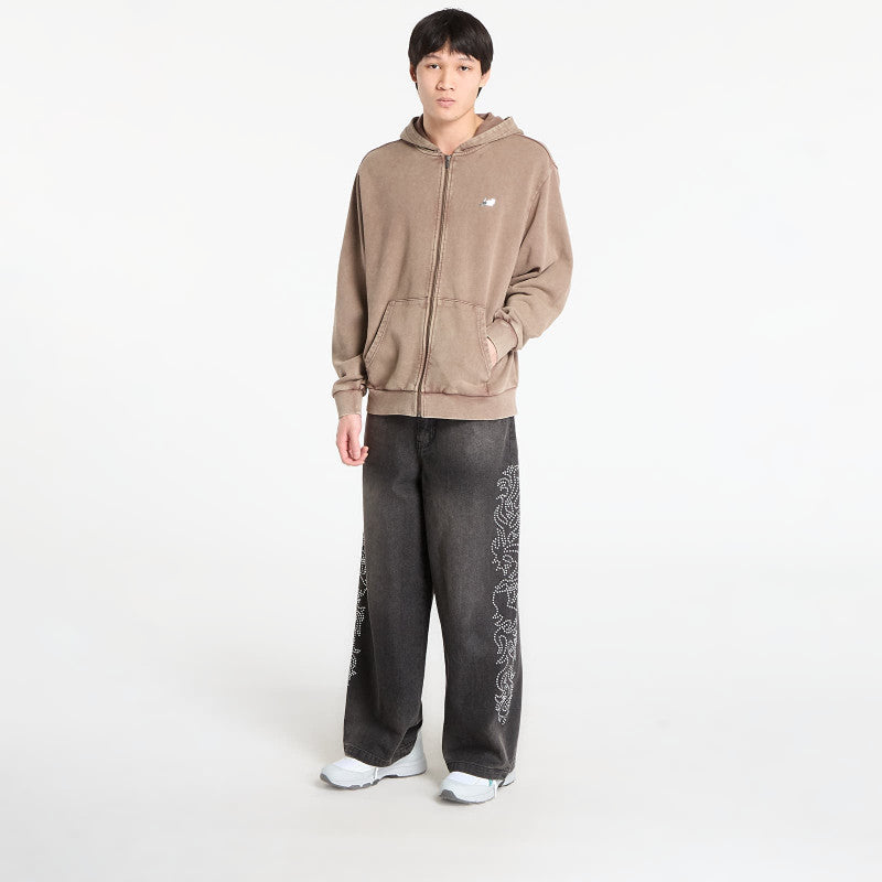 RIPNDIP Pretty Flacko Extra Wide Leg Pants Black Vintage Wash Denim