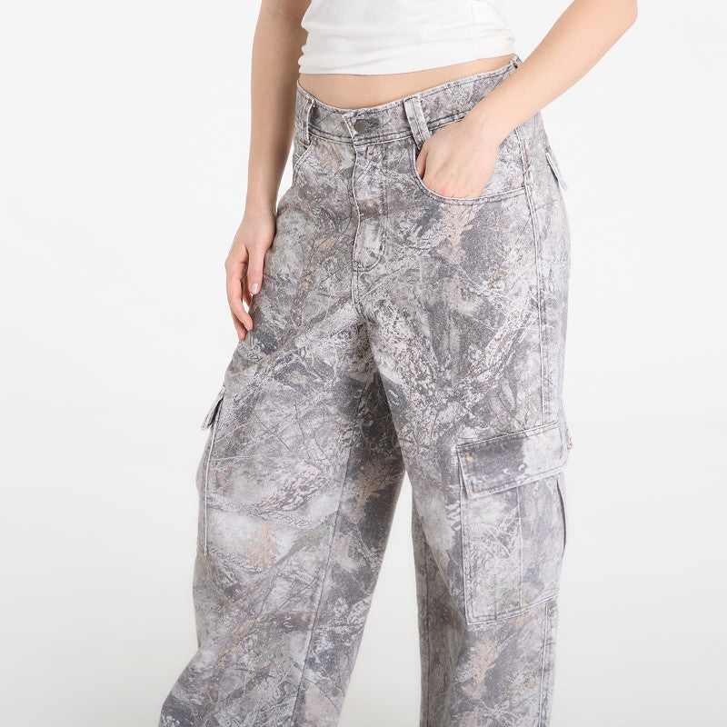 RIPNDIP Nerm Tree Camo Extra Wide Cargo Pants Nerm Tree Camo