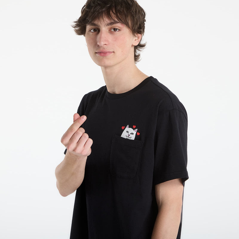 RIPNDIP Nermal Loves Pocket Tee Black Wash