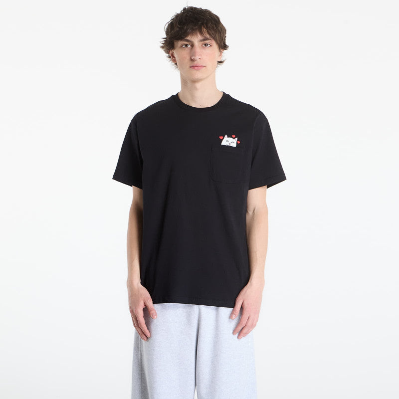 RIPNDIP Nermal Loves Pocket Tee Black Wash