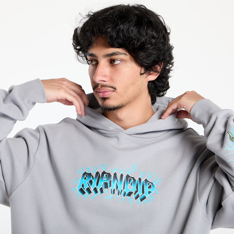 RIPNDIP Skull And Bones Hoodie Charcoal