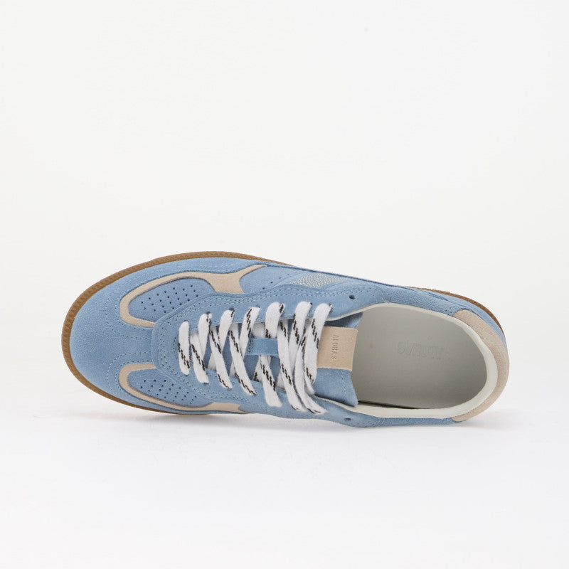 Alohas Tb.490 Rife Cornflower Blue Cream Leather Sneakers Blue