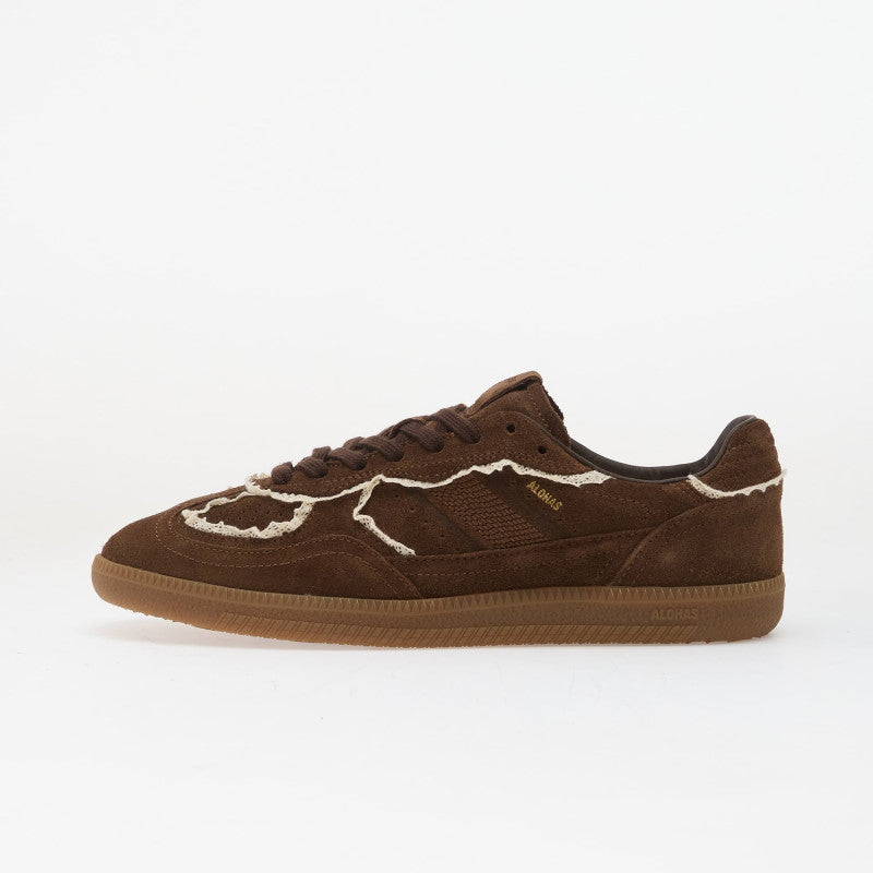 Alohas Tb.490 Crochet Chocolate Leather Sneakers Chocolate Brown