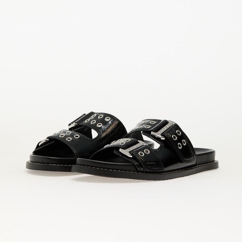 Steve Madden Agent Black Crinkle Patent