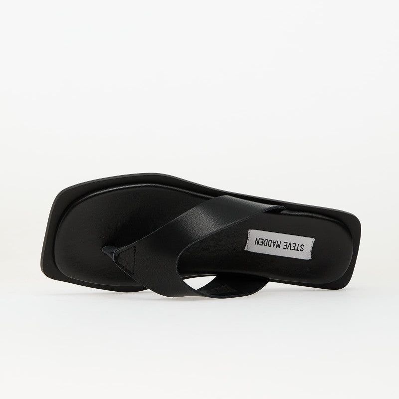Steve Madden Splash Black Leather