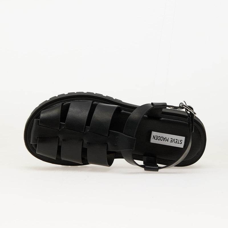 Steve Madden Market Blk Action Leat
