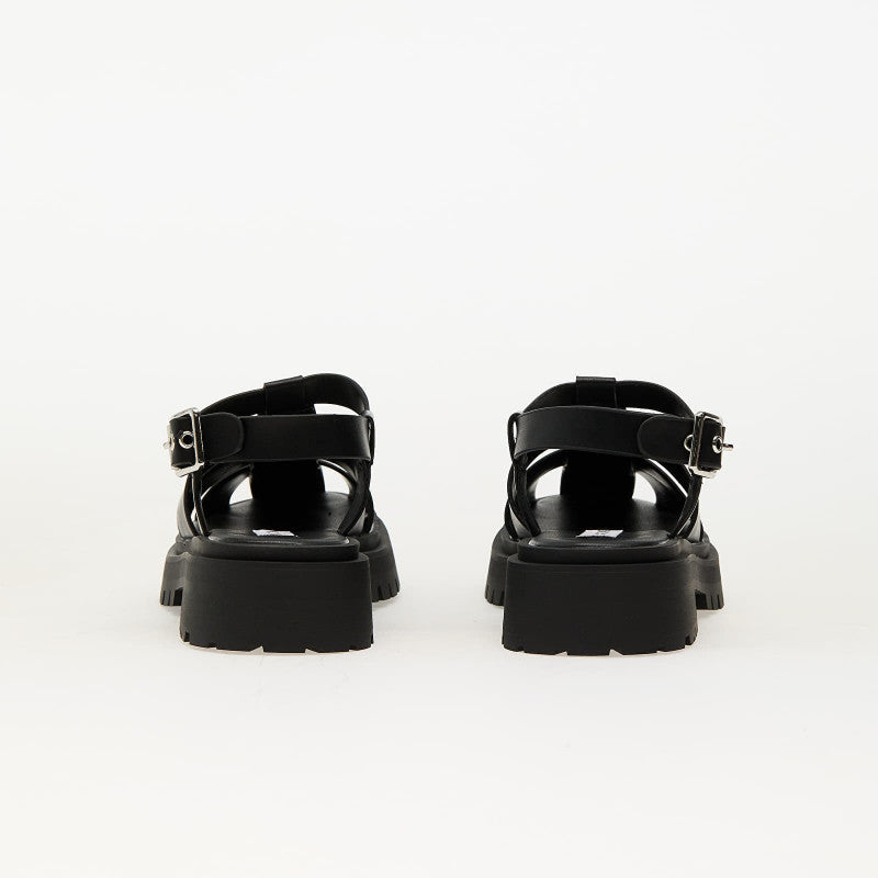 Steve Madden Market Blk Action Leat
