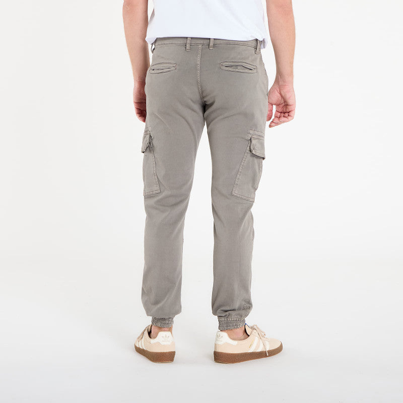 Urban Classics Washed Cargo Twill Jogging Pants Grey