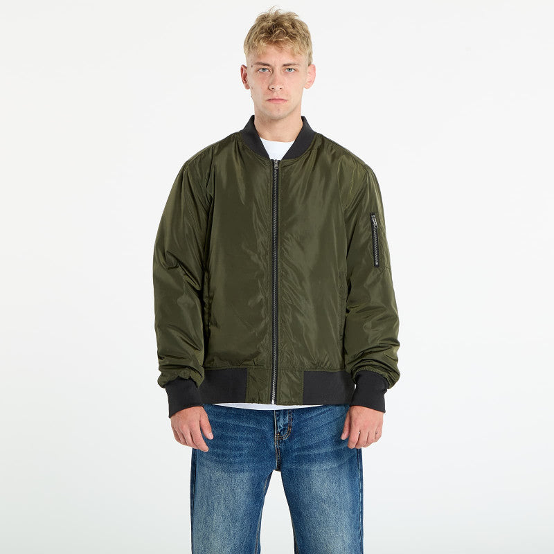 Urban Classics 2-Tone Bomber Jacket Green