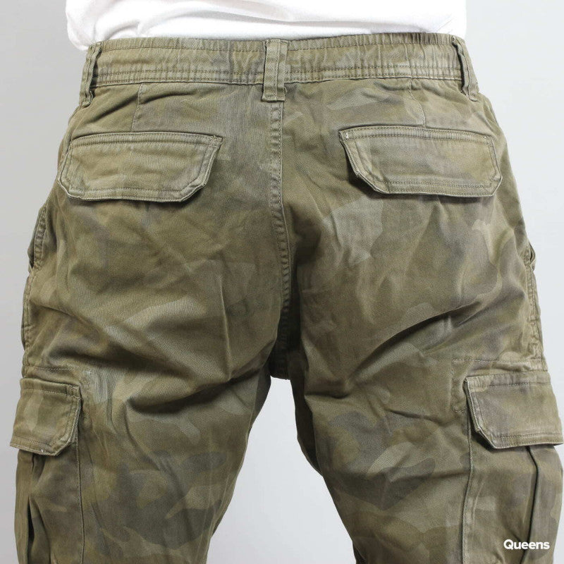 Urban Classics Camo Cargo Jogging Pants Camo Green