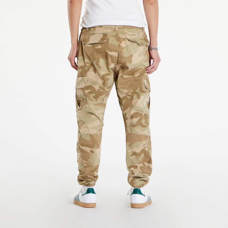 Urban Classics Camo Cargo Jogging Pants Sand Camo