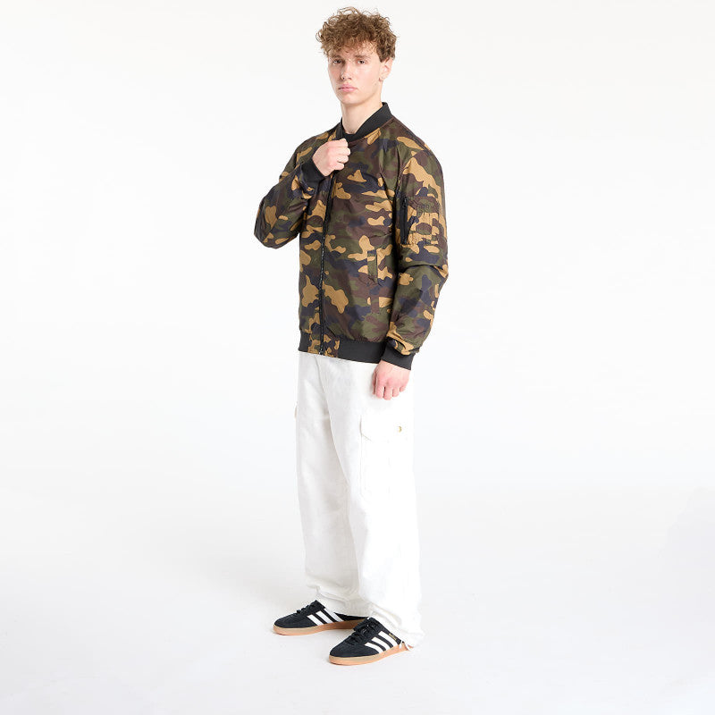 Wiatrówka Urban Classics Light Camo Bomber Jacket Camo Green