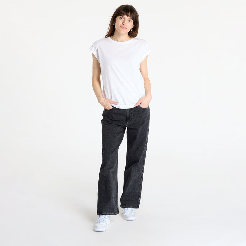 Urban Classics Ladies Organic Extended Shoulder Tee White