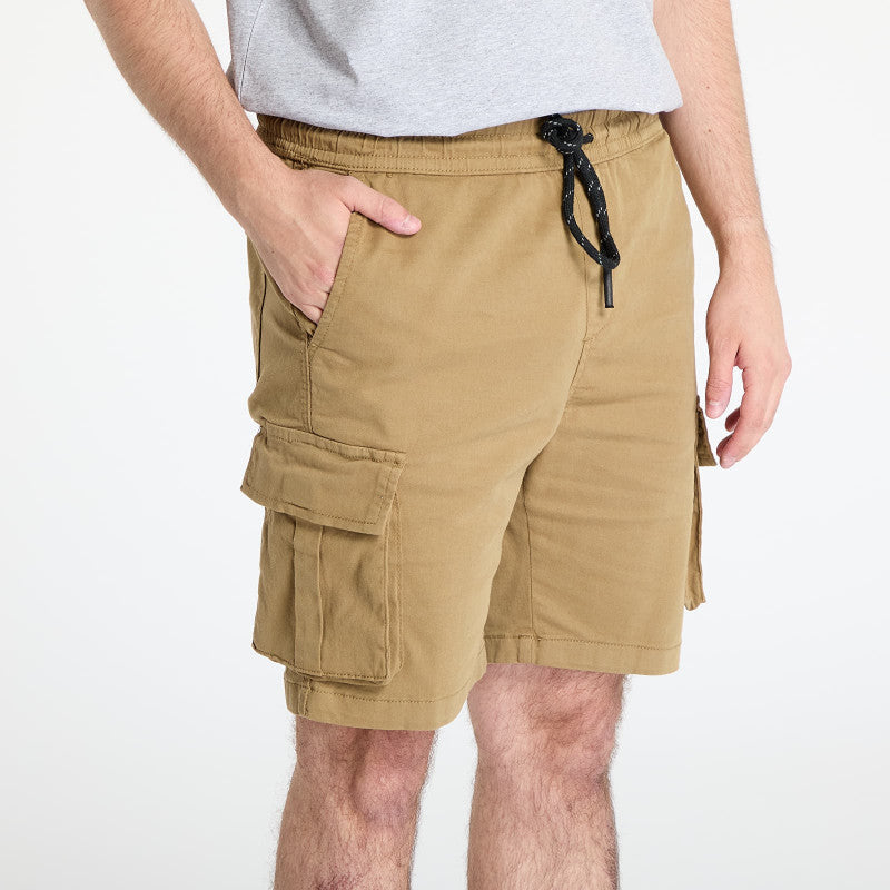 Urban Classics Drawstring Cargo Shorts Dark Beige