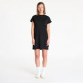 Sukienka Urban Classics Ladies Organic Cotton Cut On Sleeve Tee Dress Black
