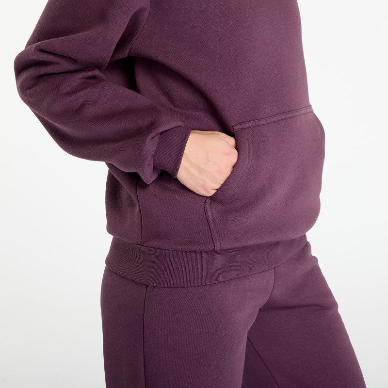 Urban Classics Ladies Fluffy Hoody Plum Purple