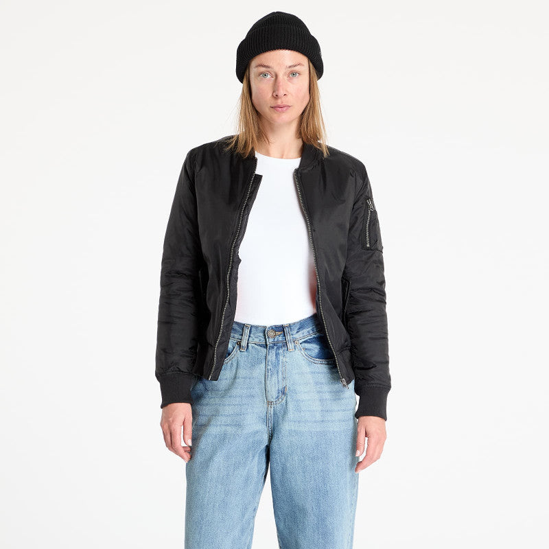 Urban Classics Ladies Basic Bomber Jacket Black