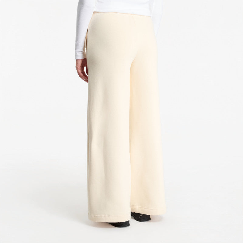 Urban Classics Ladies Fluffy Wideleg Trackpants White Sand