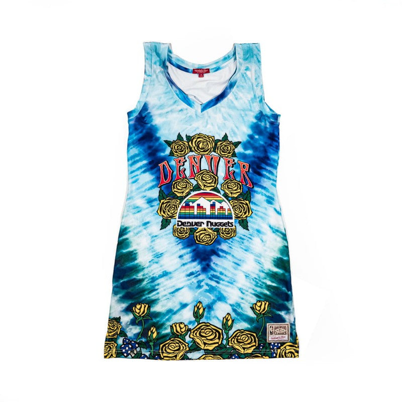 Mitchell & Ness NBA Womens Flover Dress Denver Nuggets