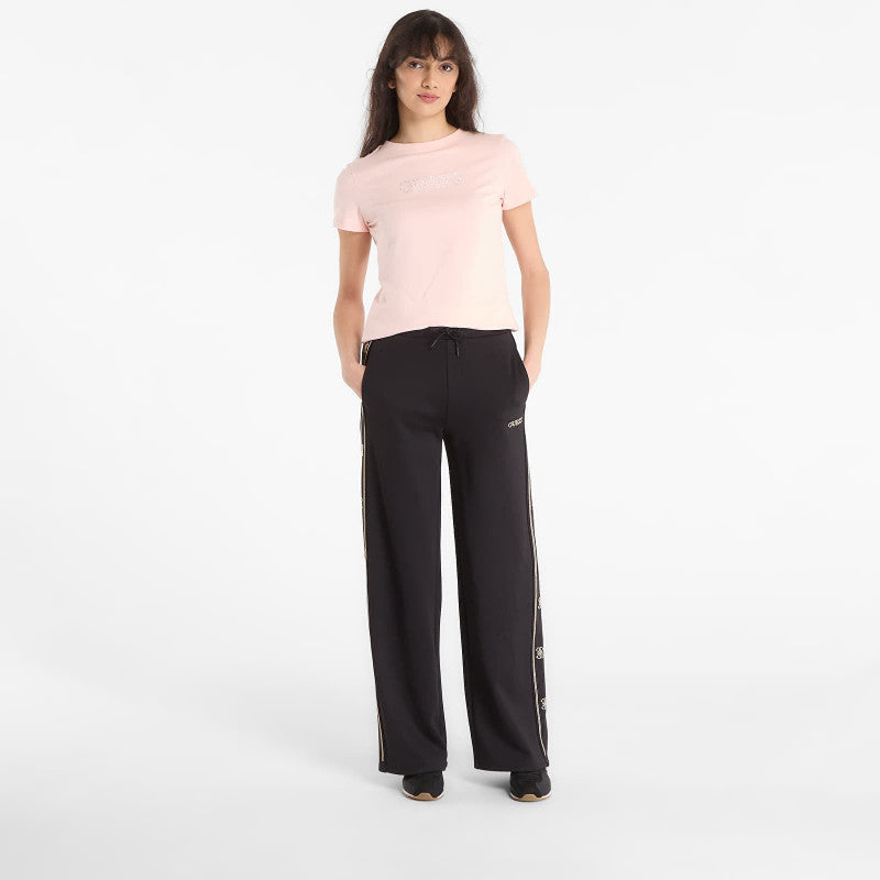 GUESS Briana Ss T-Shirt Pink Good Vibes