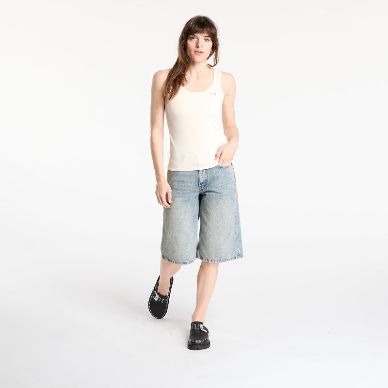 Guess Colette Rib Tank Beige